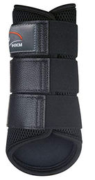 HKM Gamaschen Breath aus Kunstleder Schwarz XL – Bild 1 von 3