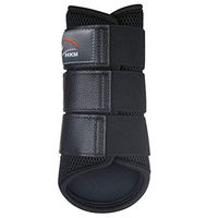Produktbild von HKM Gamaschen Breath aus Kunstleder Schwarz XL