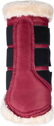 HKM Gamaschen Comfort 1680 Denier mit Teddyfell Beinschutz Weinrot XL – Bild 1 von 1