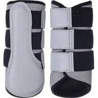 Produktbild von HKM Gamaschen für Pferde Glitter Mesh Grau Größe L