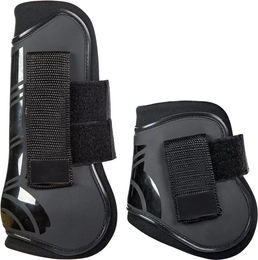 HKM Gamaschen Genua Vorderbeinschutz für Pferde aus Neopren Schwarz 4er Set – Bild 1 von 1