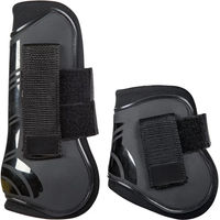 Produktbild von HKM Gamaschen Genua Vorderbeinschutz für Pferde aus Neopren Schwarz 4er Set
