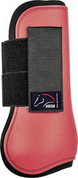 HKM Gamaschen Premium Beinschutz für Ponys in Rot/Schwarz – Bild 1 von 1