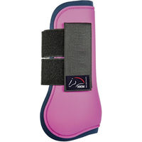 Produktbild von HKM Gamaschen Premium Beinschutz für Vorderbeine Pink/Dunkelblau für Vollblut und Warmblut