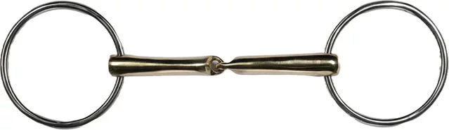 HKM Gebiss für Pferde mit weichem Kontakt aus Edelstahl 14 mm – Bild 1 von 1