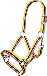 HKM Genf Nylonstallhalfter für Ponys in Orange Schwarz Gelb – Bild 1 von 1