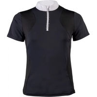 Produktbild von HKM Glam Turnierpolo Damen Schwarz XL