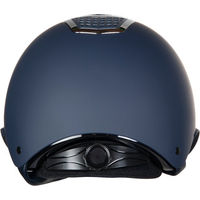 Produktbild von HKM Glamour Shield Reithelm Schwarz Silber Blau 56-58 cm