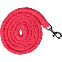 Produktbild von HKM GlowLine Longierseil mit Karabinerhaken in Rosa oder Rot