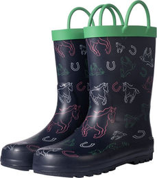 HKM Gummistiefel Maui für Kids Blau wasserdicht – Bild 1 von 4