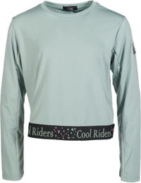 Produktbild von HKM Hailey Reitshirt für Damen in Grün Größe 9/10 Jahre
