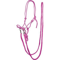 Produktbild von HKM Halfter und Longe Set für Pferde in Rosa Größe M aus Seil