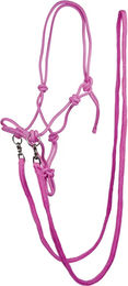 HKM Halfter und Longe Set mit Zügel für Pferde in Rosa – Bild 1 von 1
