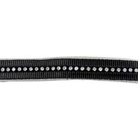 Produktbild von HKM Halfterset Crystal mit Halfter und Strick für Ponys und Shettys in Schwarz Grau Silber