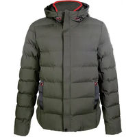Produktbild von HKM Hamburg Herren Daunenjacke mit Kapuze Winter Grün XL