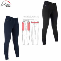 Produktbild von HKM Heizreithose Comfort Style für Damen mit Silikon Vollbesatz für den Winter