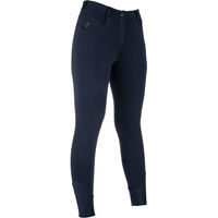 Produktbild von HKM Heizreithose Comfort Style Silikonvollbesatz für Damen in Blau Größe 38