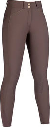 HKM Helene Reithose Damen mit Mid Grip in Braun aus Lycra und wasserabweisend – Bild 1 von 1