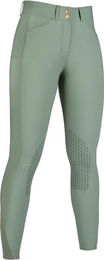HKM Helene Reithose Damen mit Mid Grip in Grün Größe 38 – Bild 1 von 1