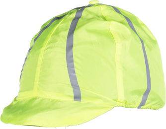HKM Helmüberzug Reflective wasserabweisend Neon Gelb Einheitsgröße – Bild 1 von 2