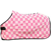 Produktbild von HKM Henni Abschwitzdecke für Shettys aus Fleece in Rosa