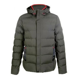 HKM Herren Hamburg Daunenjacke mit Kapuze in Grün Größe XS – Bild 1 von 3