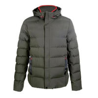 Produktbild von HKM Herren Hamburg Daunenjacke mit Kapuze in Grün Größe XS