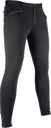 HKM Herren Reithose Basic mit Mid Grip aus Baumwolle Schwarz Größe 46 – Bild 1 von 4