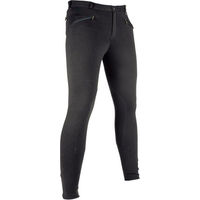 Produktbild von HKM Herren Reithose Basic mit Mid Grip aus Baumwolle Schwarz Größe 46