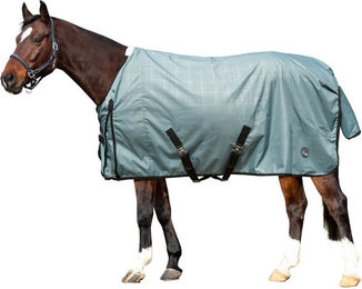 HKM High Comfort Style Weidedecke für Pferde Salbei Grün Größe 125 – Bild 1 von 3