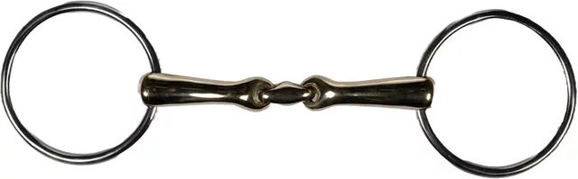 HKM High Curve Gebiss für Pferde doppelt gebrochen aus Edelstahl 14 mm – Bild 1 von 1