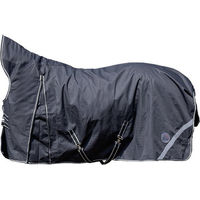 Produktbild von HKM Highneckdecke Innsbruck Pferdedecke aus Polyester Schwarz 400g