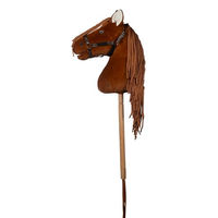 Produktbild von HKM Hobby Horse Premium Steckenpferd Dunkelfuchs mit Halfter Schweif und abschraubbarem Stock