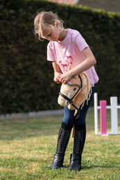 HKM Hobby Horse Stirnbänder Horsing 3er Set pink Pferdezubehör – Bild 1 von 2