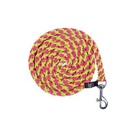 Produktbild von HKM Hobby Horsing Führstrick für Kinder in Pink/Gelb Einheitsgröße