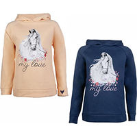 Produktbild von HKM Horse Spirit Kapuzenpullover für Kinder in Apricot 158/164