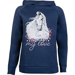 HKM Horse Spirit Kapuzenpullover für Kinder in Apricot Größe 146/152 – Bild 1 von 2
