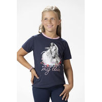 Produktbild von HKM Horse Spirit Reitshirt für Kinder aus Baumwolle Rosa Größe 140