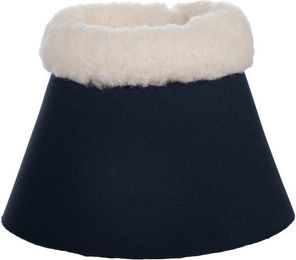 HKM Hufglocken Comfort aus Softopren mit Teddyrand für Warmblut in Dunkelblau – Bild 1 von 1