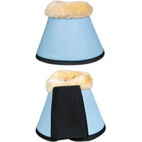 Produktbild von HKM Hufglocken Comfort Premium Fur Blau mit Plüsch