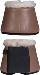 HKM Hufglocken Comfort Premium Fur Gamaschen Plüsch Braun für Ponys – Bild 1 von 1