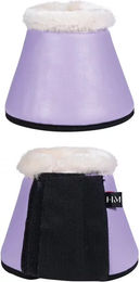 HKM Hufglocken Comfort Premium Fur Gamaschen Plüsch Lila für Vollblut – Bild 1 von 1