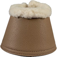 Produktbild von HKM Hufglocken Comfort Premium Fur II aus Kunstleder in Braun Größe S