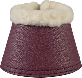 HKM Hufglocken Comfort Premium Fur II Gamaschen aus Kunstleder Rot Größe S – Bild 1 von 2