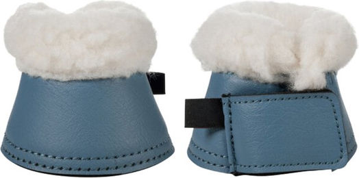 HKM Hufglocken Comfort Shetty aus Kunstleder Schwarz – Bild 1 von 4