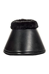 HKM Hufglocken Isa Gamaschen aus Kunstleder Schwarz XL – Bild 1 von 4