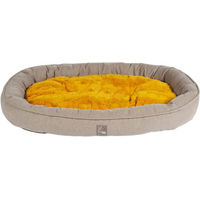 Produktbild von HKM Hundebett Anam Cara oval aus Plüsch in Größe M
