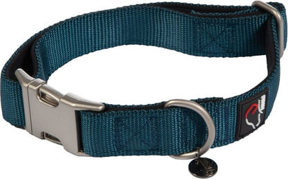 HKM Hundehalsband Anam Cara aus Nylon in Gold und Türkis Größe M/L – Bild 1 von 2
