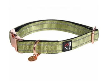 HKM Ida Hundehalsband aus Nylon in Grün XS/S wasserabweisend – Bild 1 von 3