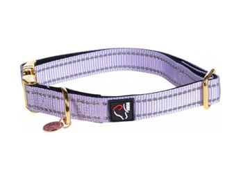 HKM Ida Nylon Hundehalsband Lila XS/S – Bild 1 von 2